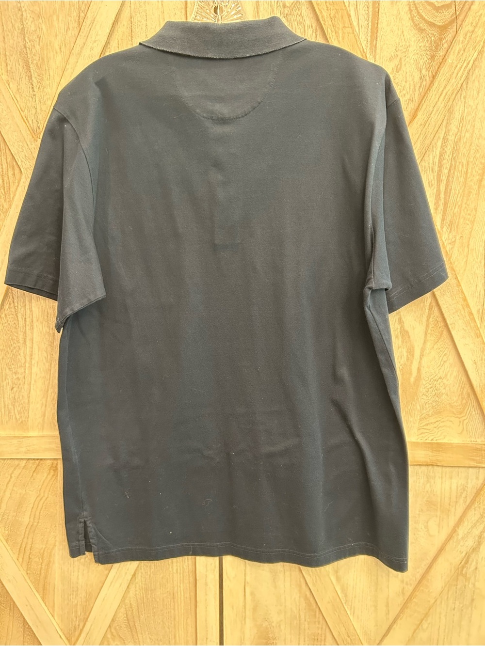 Daniel Cremieux Signature Collection Mercerizes Cotton Navy Polo w/ Chest Pocket - Picture 2 of 8